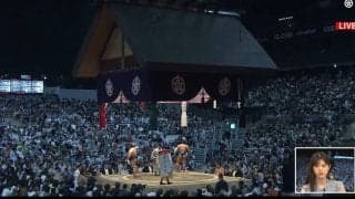 「腕細い」「スタイル抜群」大相撲中継に元国民的アイドルが…“ガチ相撲愛“に元若乃花も驚き