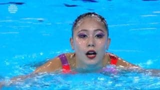 17歳の“かぐや姫”世界水泳AS、日本のホープ・比嘉もえがソリストとして世界デビュー「斜めに5回転もするんです！」と解説仰天の高難度演技