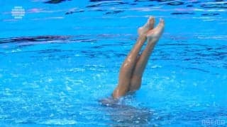 斜めってる方が難しい！世界水泳AS、解説者も「本当に感心させられる」とベタ褒めした中国の新鋭17歳が見せつけた“アンバランス”な高速回転