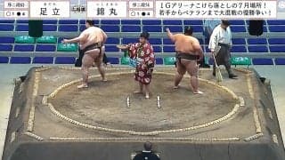 「頑張れ土俵」「私8人分」合計420キロ、超重量対決の衝撃光景にざわめき「なんかかわいい」の声も