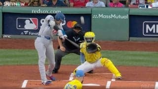 大谷翔平が156キロを「打ち砕いた」 “爆速”打球の衝撃175キロ弾をド軍番記者も驚きをもって伝える