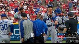 大谷翔平、4回途中で緊急降板も「DH」でフル出場し5打数無安打 ドジャースも接戦落とし7月最後のゲームで惜敗