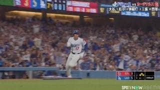 大谷翔平、“脅威の俊足”で激走ホームインの瞬間「はっやw」「得点王独走」あっという間の生還劇にファン騒然