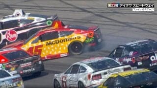 トヨタトヨタトヨタ…米レースで“3台全てトヨタの同士討ち”も「よく皆避けましたよね」放送席も唸った後続の“神回避”