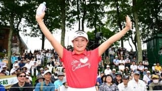 河本結、逆転の今季初Vは「不思議な優勝だった」　明治製品10年分の副賞は「寄付したい」
