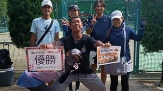 餃子争奪！テニス団体戦が開催