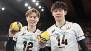 【バレー】男子日本代表、髙橋藍の24歳の誕生日をストレート勝利で飾る。復帰の大塚達宣もボーナスセットで活躍　エムットマッチ2025　ブルガリア戦