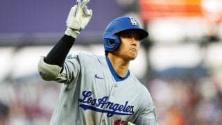 大谷翔平、今季2度目の2打席連発で48号　MLB初対戦の菅野智之から連続アーチ　ナ・リーグHRトップに1本差