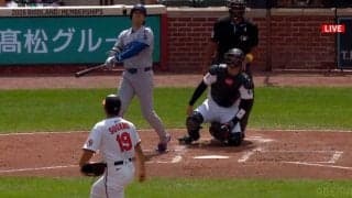 大谷翔平、本日2本目ホームランで確信“一時停止”リアクション…ベンチでも充実の“超ニッコリ”カメラが捉えた一部始終