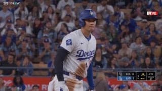 大谷翔平、“約1カ月ぶり”披露のプレーに本拠地が沸いた！ 華麗な身のこなしで好送球かいくぐる「相変わらず上手いな」