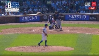 まさにお手上げ！ 今永昇太の“釣り球”を打者マン振り→バットに“かすっただけの”三振で愕然 立ち尽くしイラつく姿も