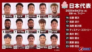 世界ランキング9位のフィジーに挑む日本代表。 勝利のカギは防御。ジョーンズHCは選手の判断を重視