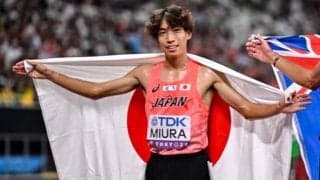 8位から「今度こそはメダルを」漢・三浦龍司がリベンジ宣言　歓声・ボルテージ・一体感には「凄く幸せでした」【東京世界陸上】