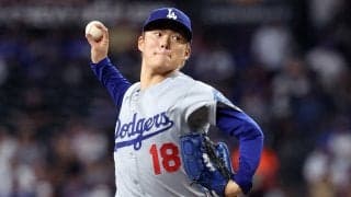 山本由伸、地区優勝かかる重要一戦で6回無失点の圧巻投球！ 大谷翔平54号など大量援護もらい12勝目…メジャー2年目でシーズン200奪三振に初到達
