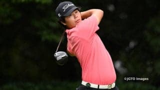下家秀琉がツアー初優勝　次戦の日本オープンに向け「弾みをつけたいと思って頑張った」