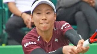 日比野菜緒 ジャパンOP初戦敗退
