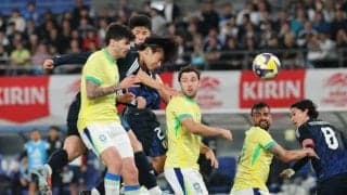 サッカー日本代表が歴史的初勝利　ブラジルを3-2で下す　親善試合