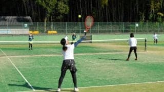 レディーステニス奈良県大会開幕、46ペアが参加　3日間の熱戦