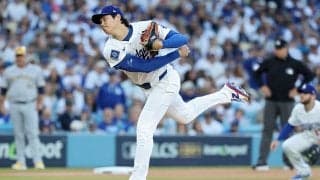 なんで…！？ 大谷翔平の魔球で“異変”「曲がりすぎ」「軌道エグい」打者が混乱したまま“マン振り三振”「これは打てない」