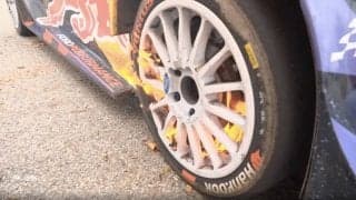 ブレーキが「メラメラ燃えてしまっている」 世界一速いラリー車、“ワイルドすぎる”光景が話題 自然“も”相手の過酷さに反響