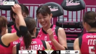 “かわいいだけ”じゃない…豪快なドヤ顔 女子バレー、注目選手が１枚ブロックを決めた直後に驚きの表情