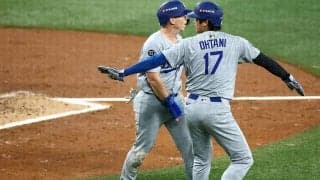 一体、何が起きた…！？ 大谷翔平、相手投手を吹っ飛ばす「強すぎw」「でけえ」ホームでのリアクションが話題に「アメフトいけるやん」