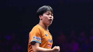 「15位→13位→8位」松島輝空、チャンピオンズ王者の18歳がトップ10入り　WTT公式は躍進に期待「偉業への挑戦は始まったばかり」