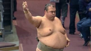 「変わったサポーター」“49歳”、現役最高齢力士の足元にファン注目 「49でこの番付は鉄人」「まじで49なの？」驚きと称賛も