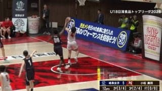 アリーナ驚愕！女子高生コンビの“美麗”連携プレーが炸裂　神パス→神レイアップに「これは美しい」ファン歓喜
