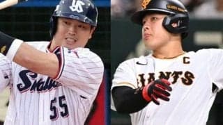 高まる和製大砲への関心　村上宗隆と岡本和真を“MLB大物FA級”として公式サイトが紹介「市場における最大のワイルドカードだ」