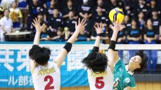 前回大会V共栄学園、大差で敗れ全国切符逃す／春高バレー