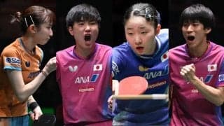 卓球日本、韓国撃破で開幕7連勝なるか　激闘必至の日韓戦へ　地上波放送・中継・ネット配信情報　【ITTF混合団体W杯2025】