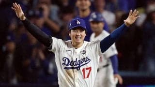 カーショーの真横で…大谷が絶叫　ド軍の職人が1か月半“温めておいた”瞬間は「最高だよ」