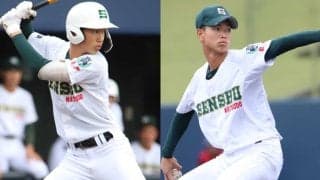 投打で期待のかかる専大松戸の瀬谷、柔らかい肘の使い方と右方向への強い打球で勝負【高校野球界の逸材】
