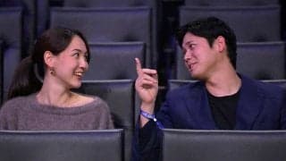 大谷翔平、貴重な夫婦ショット　真美子夫人はドレス姿…寄り添った黒コーデ公開