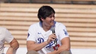 大谷翔平が由伸イジり「僕はMVPになったことないので」　欠席で“皮肉”…司会者と意気投合