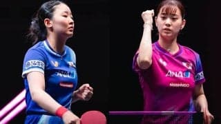 張本美和＆長﨑美柚組が元世界1位ペアとの大一番を制す　平野美宇＆木原美悠組と決勝で激突、17歳は4冠獲得に注目【全日本選手権2026】
