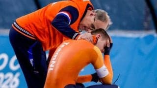 「夢が打ち砕かれた瞬間」中国選手に妨害された蘭V候補の止まらない恨み節…SNSで「あり得ないことが現実に」【冬季五輪】