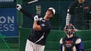大谷翔平、衝撃の「11/28」　フリー打撃で快音連発…侍メンバー、中日勢も見つめる中、メジャー組が競演