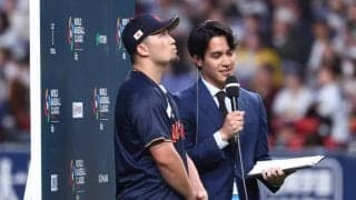 鈴木誠也、“大谷様”は「同じ人間なんだよと」　お立ち台で爆笑コメント…豪快5階席弾に納得