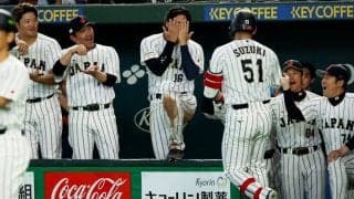 侍打線が一発攻勢　大谷翔平の「はい、同点～」→鈴木誠也が勝ち越し弾　吉田正尚も続いた2者連続弾【WBC】