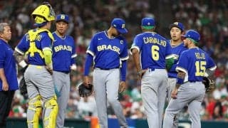 ブラジル代表、3戦39失点で敗退決定　6回コールド負け…松元ユウイチ監督も険しい表情