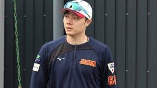 チャーター機に姿無しも…松本裕樹がマイアミで練習参加　大谷ライブBP見守る