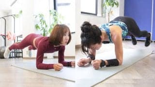 プランクしながらジャンプすれば…腹筋にすっごい効く！高負荷のお腹引き締めメニュー（2種）