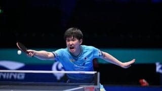 張本智和、難敵チウ・ダンとのフルゲーム激闘を制する　“0－2ビハインド”を逆転のエースがベスト8進出【ITTF男女ワールドカップ】