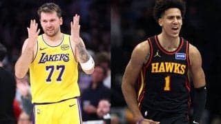 レイカーズのドンチッチ、ホークスのジョンソンが3月の月間最優秀選手賞に選出