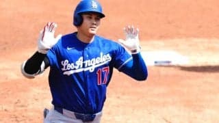 大谷翔平、待望の今季1号　開幕7戦目…同点3ランに敵地も騒然、マイコラス粉砕の一発