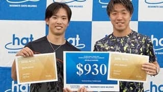  齋藤惠佑/白石光ペア 日本勢対決制しV 