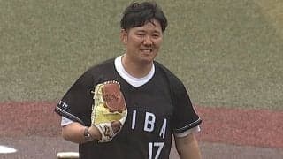 NPB去り6年も「めっちゃええボール」　内角ズバリ…40歳左腕は「始球式の球筋じゃない」