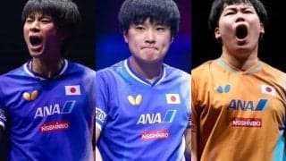 卓球日本男子がW杯で放った存在感　王者と激闘の松島輝空が殊勲の銀メダル、張本智和＆戸上隼輔も奮闘でトップ3が進化の跡
